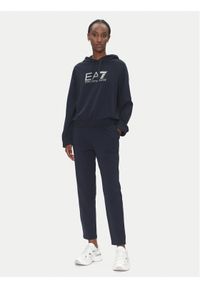 EA7 Emporio Armani Dres 7W000122 AF12502 UB102 Granatowy Regular Fit. Kolor: niebieski. Materiał: bawełna #1