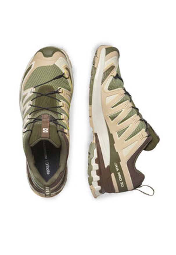 salomon - Salomon Trekkingi Xa Pro 3D V9 L47583300 Zielony. Kolor: zielony. Materiał: materiał. Sport: turystyka piesza