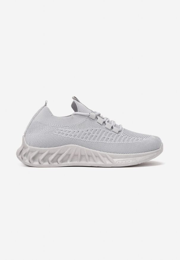 Born2be - Szare Buty Sportowe Telephotis. Okazja: na co dzień. Zapięcie: bez zapięcia. Kolor: szary. Materiał: materiał. Szerokość cholewki: normalna. Wzór: jednolity. Obcas: na płaskiej podeszwie. Sport: fitness