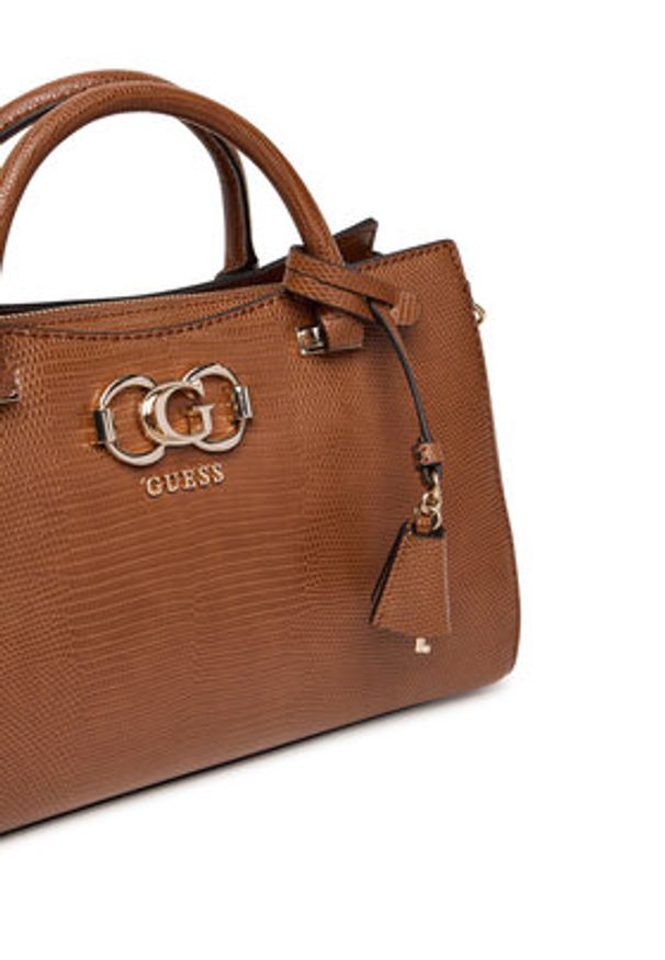 Guess Torebka Salinge HWKG96 24060 Brązowy. Kolor: brązowy. Materiał: skórzane