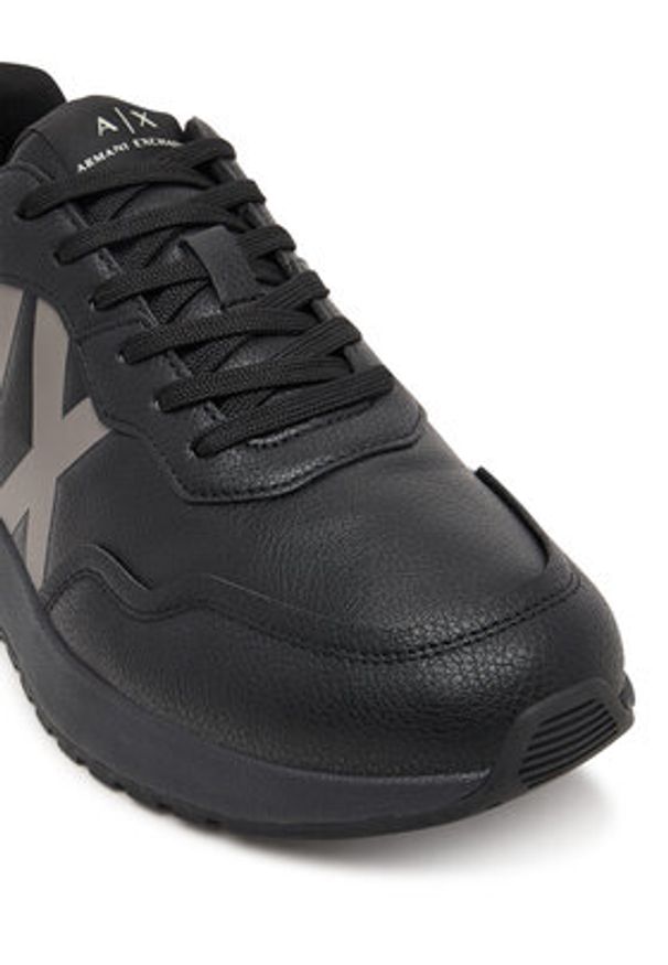 Armani Exchange Sneakersy XM001683 AF17360 FC074 Czarny. Kolor: czarny. Materiał: skóra