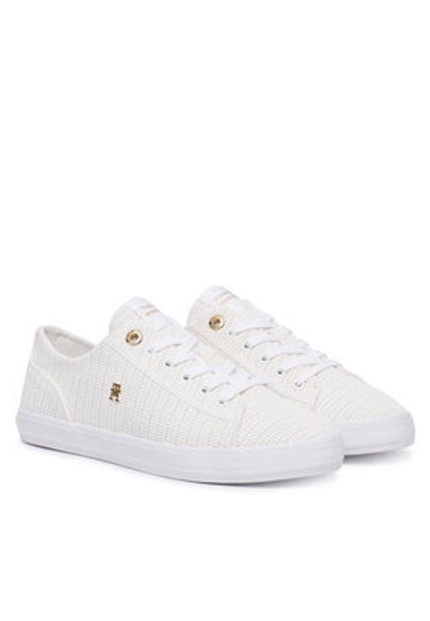 TOMMY HILFIGER - Tommy Hilfiger Tenisówki FW0FW09171 Biały. Kolor: biały. Materiał: materiał