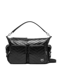Pinko - PINKO Torebka Cargo Camera Bag Al 25-25 PLTT 105110 A2JC Czarny. Kolor: czarny. Materiał: skórzane