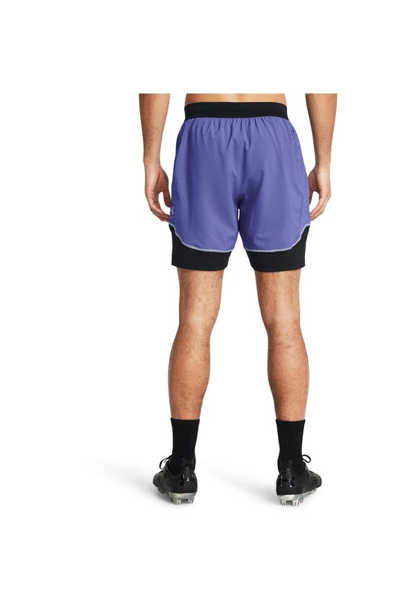 Spodenki męskie Under Armour M S Ch. Pro Train Short. Kolor: niebieski. Materiał: poliester, materiał. Długość: krótkie. Sezon: lato