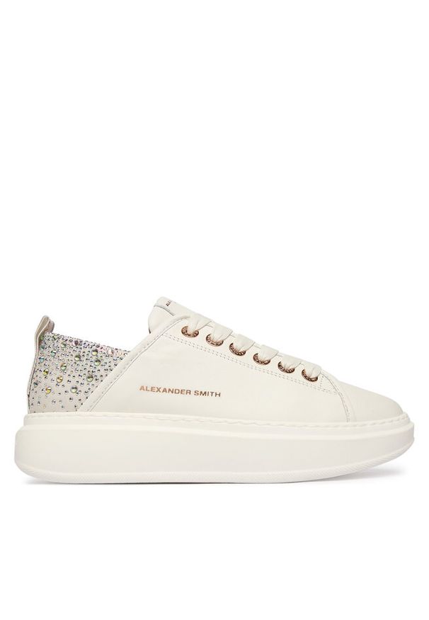 Sneakersy Alexander Smith. Kolor: biały