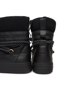 TOMMY HILFIGER - Tommy Hilfiger Śniegowce Snow Boot Water Repellent FW0FW09260 Czarny. Kolor: czarny. Materiał: materiał #4