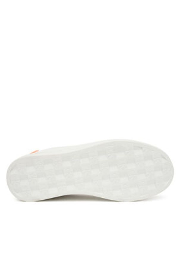 Calvin Klein Jeans Sneakersy Classic Cupsole Ru Patch Lth Wn YW0YW01845 Biały. Kolor: biały. Materiał: skóra