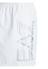 EA7 Emporio Armani Szorty kąpielowe 7M002001 AF14497 M0076 Biały Regular Fit. Kolor: biały. Materiał: syntetyk #3