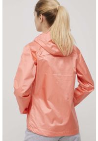 columbia - Columbia kurtka przeciwdeszczowa Ulica Jacket damska kolor pomarańczowy przejściowa. Kolor: pomarańczowy. Styl: street