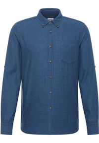 Mustang - Męska Koszula MUSTANG Rawlins Dress Blues 1014766 5334 #4