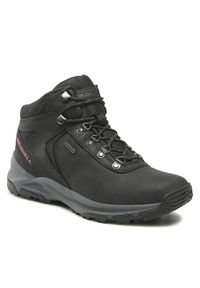 Merrell Trekkingi Erie Mis Ltr Wp J500151 Czarny. Kolor: czarny. Materiał: skóra, nubuk. Sport: turystyka piesza