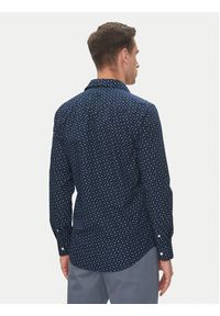 TOMMY HILFIGER - Tommy Hilfiger Koszula MW0MW38559 Granatowy Slim Fit. Kolor: niebieski. Materiał: bawełna