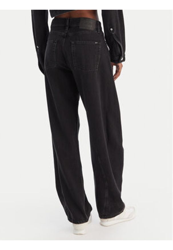 Tommy Jeans Jeansy DW0DW22522 Czarny Barrel Fit. Kolor: czarny