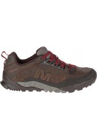 Buty trekkingowe męskie Merrell Annex Trak. Kolor: brązowy, żółty, wielokolorowy. Materiał: skóra