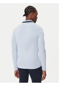 BOSS Polo Peoxfordlong_1 50544845 Błękitny Regular Fit. Typ kołnierza: polo. Kolor: niebieski. Materiał: bawełna #4