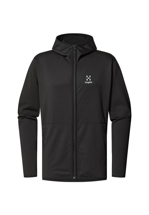 Kurtka turystyczna Haglöfs Mulet. Kolor: czarny. Sport: turystyka piesza