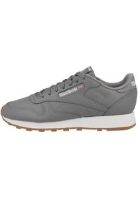 Trenerzy Reebok Classic Leather. Kolor: szary, wielokolorowy, biały. Model: Reebok Classic