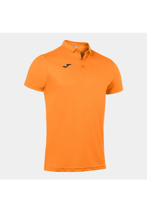 Koszulka polo do tenisa męska Joma Hobby. Typ kołnierza: polo. Kolor: pomarańczowy. Materiał: materiał. Wzór: gładki. Sport: tenis