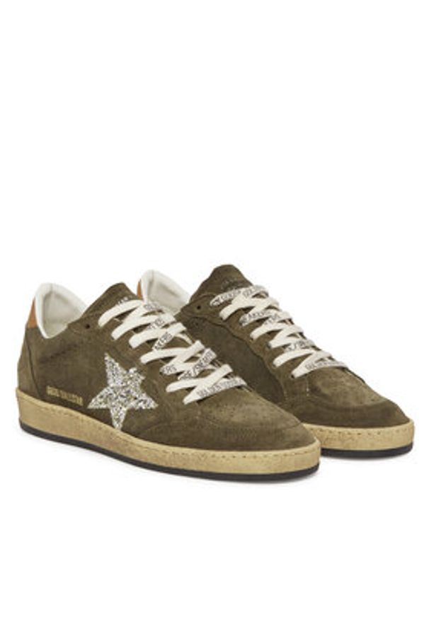 GOLDEN GOOSE Sneakersy GWF00117.F006142.35893 Zielony. Kolor: zielony. Materiał: zamsz, skóra