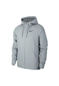 Bluza treningowa męska Nike Flex. Typ kołnierza: kaptur. Kolor: szary. Sport: bieganie