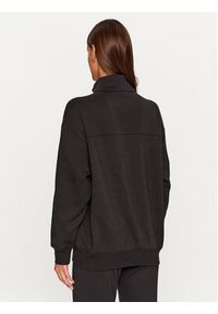 Champion Bluza Half Zip Sweatshirt 116590 Czarny Oversize. Kolor: czarny. Materiał: bawełna #3