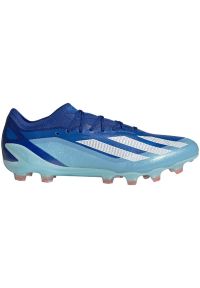 Adidas - Buty piłkarskie adidas X Crazyfast.1 Ag M IE6631 niebieskie. Kolor: niebieski. Materiał: materiał. Szerokość cholewki: normalna. Sport: piłka nożna