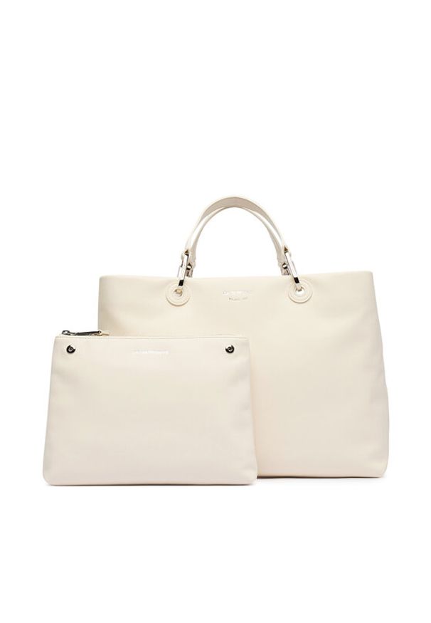 Emporio Armani Torebka EW000360 AF18673 U1070 Écru. Materiał: skórzane