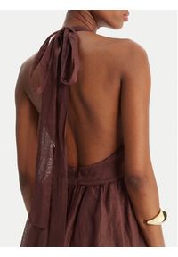 BARDOT - Bardot Sukienka koktajlowa Cavarly 60361DB Brązowy Regular Fit. Kolor: brązowy. Styl: wizytowy #3