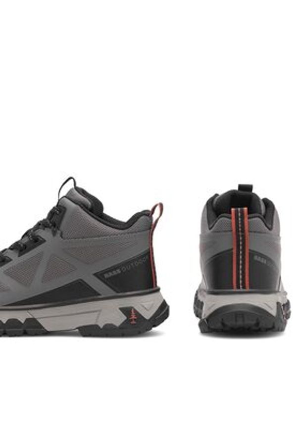 BASS OUTDOOR Trapery BA12T001 Szary. Kolor: szary. Materiał: materiał