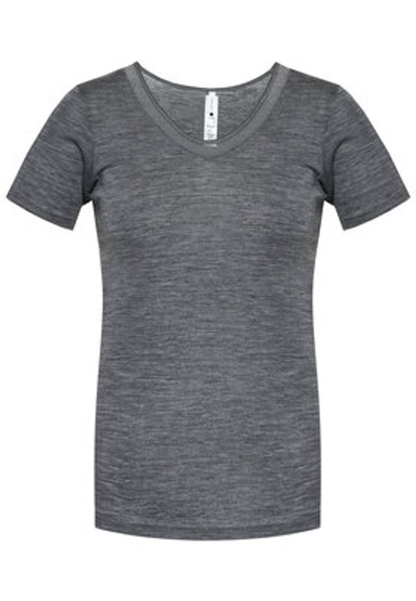 Femilet by Chantelle T-Shirt Juliana FN1583 Szary Regular Fit. Kolor: szary. Materiał: wełna