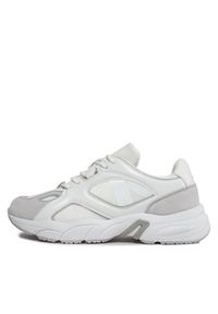 Calvin Klein Jeans Sneakersy Retro Tennis Low Lace Mix Nbs Lu YW0YW01312 Biały. Kolor: biały