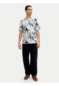 Jack & Jones T-Shirt Honolulu 12288089 Biały Regular Fit. Kolor: biały. Materiał: bawełna #6