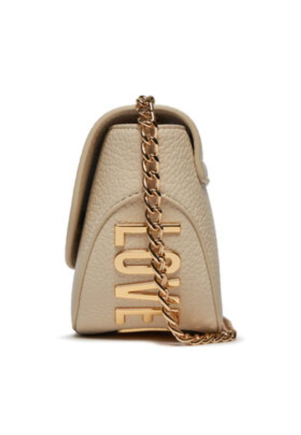 Love Moschino - LOVE MOSCHINO Torebka JC4102PP1ILT0110 Beżowy. Kolor: beżowy. Materiał: skórzane