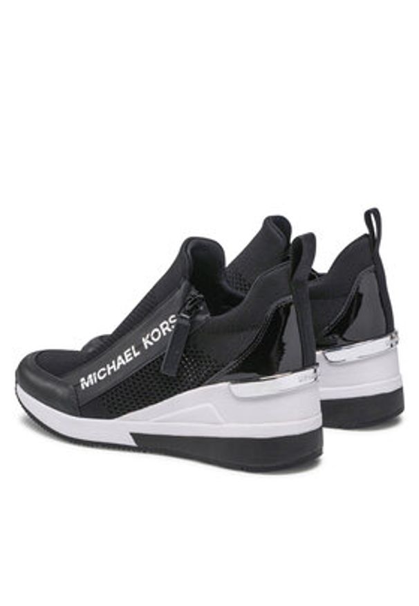 MICHAEL Michael Kors Sneakersy Willis Wedge Trainer 43S2WIFS1D Czarny. Kolor: czarny. Materiał: materiał