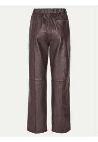 2NDDAY Spodnie skórzane 2251561672 3091 Brązowy Regular Fit. Kolor: brązowy. Materiał: skóra #6