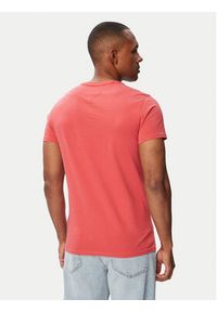 Tommy Jeans T-Shirt DM0DM04411 Czerwony Slim Fit. Kolor: czerwony. Materiał: bawełna #8