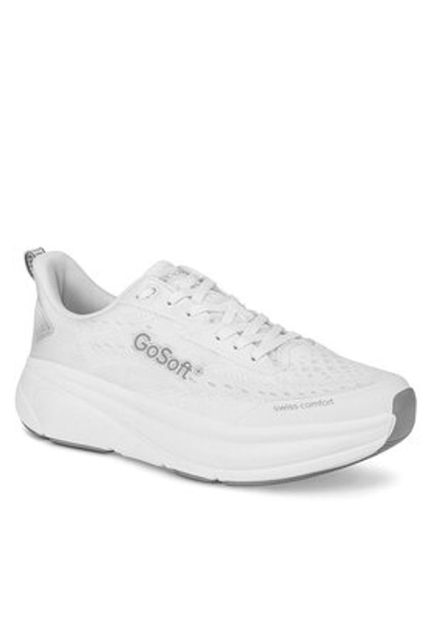Go Soft Sneakersy MF1636-1 Biały. Kolor: biały. Materiał: materiał