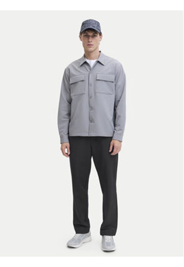 Jack & Jones Spodnie materiałowe Kane 12286943 Czarny Relaxed Fit. Kolor: czarny. Materiał: syntetyk