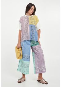 Weekend Max Mara - T-shirt damski jedwabny Pampas WEEKEND MAX MARA. Materiał: jedwab #4