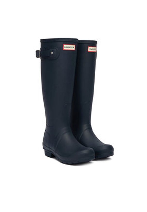 Hunter Kalosze Original Tall WFT1000RMA Granatowy. Kolor: niebieski. Materiał: kauczuk
