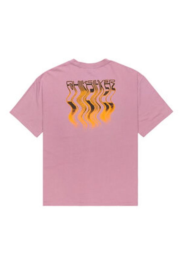 Quiksilver T-Shirt Elderberry EQYZT08200 Fioletowy Regular Fit. Kolor: fioletowy. Materiał: bawełna
