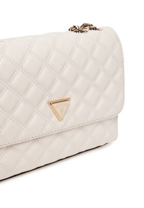 Guess Torebka Giully II HWQG96 73200 Biały. Kolor: biały. Materiał: skórzane