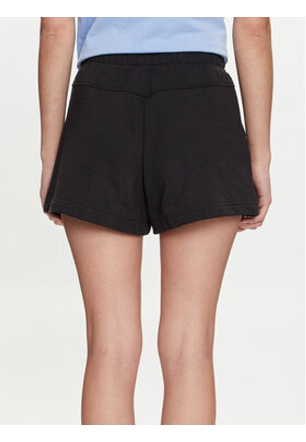 Helly Hansen Szorty sportowe W Core Sweat Shorts 54081 Czarny Regular Fit. Kolor: czarny. Materiał: bawełna