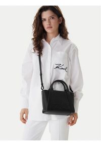 Karl Lagerfeld - KARL LAGERFELD Torebka B1W30067 Czarny. Kolor: czarny. Materiał: skórzane #1
