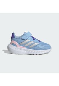 Adidas - Buty Runfalcon 5 Kids. Kolor: wielokolorowy, niebieski, szary, różowy. Materiał: materiał. Sport: bieganie #2