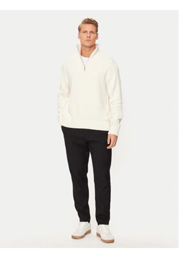 Jack & Jones - Jack&Jones Sweter Frederiksberg 12262055 Écru Loose Fit. Materiał: syntetyk, bawełna