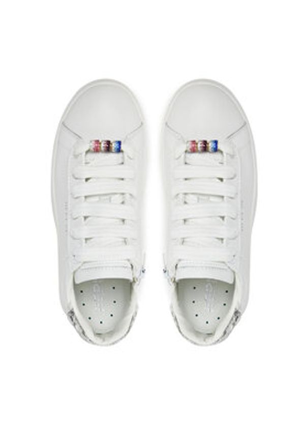 Replay - REPLAY Sneakersy GWZ4N .000.C0021L Biały. Kolor: biały. Materiał: skóra