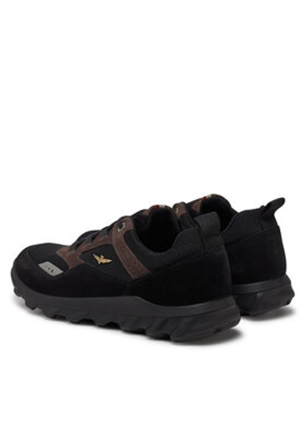 Aeronautica Militare Sneakersy 242SC253PL250 Czarny. Kolor: czarny. Materiał: zamsz, skóra