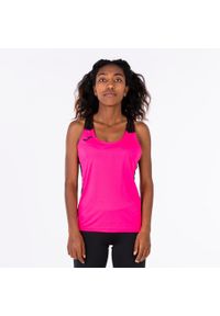 Tank top do biegania damski Joma Record II. Kolor: czarny, wielokolorowy, różowy