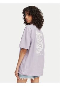 Hugo - HUGO T-Shirt Tee 50560772 Fioletowy Oversize. Kolor: fioletowy. Materiał: bawełna #1
